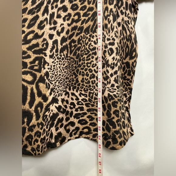 AllSaints Leopard Print Women's Top XL - Picture 6 of 7